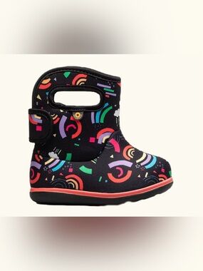 Bogs Baby II Rainbow Fun Rainboots in Size 4